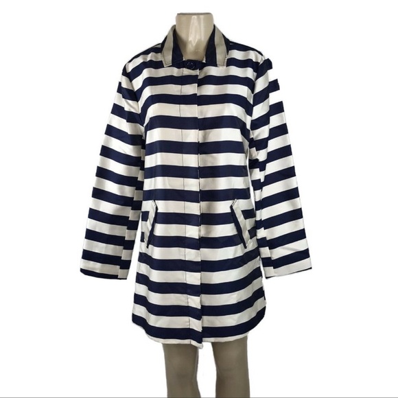 Anthropologie stripe coat by Tulle size L - Picture 5 of 10